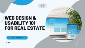 Website Design Usability 101 for Real Estate RETI Webinar YouTube Thumbnail image